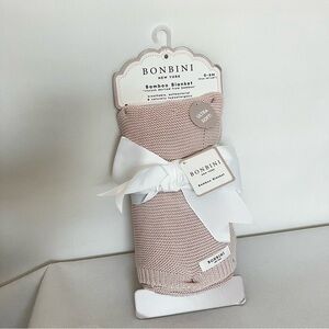 Bonbini Bamboo Blanket Soft Blush Pink Breathable Antibacterial Hypoallergenic